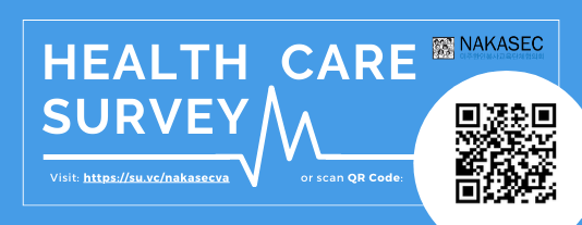 NAKASEC VA Health Care Survey: visit https://su.vc/nakasecva or scan QR code in the image
