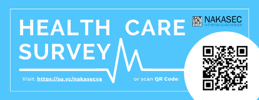 NAKASEC VA Health Care Survey: visit https://su.vc/nakasecva or scan QR code in the image